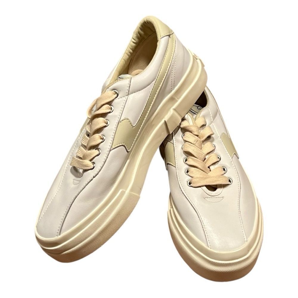 Stepney Workers Club Dellow Leather Sneakers –White Unisex EU 40 /US 7 Men/ 9 Wm